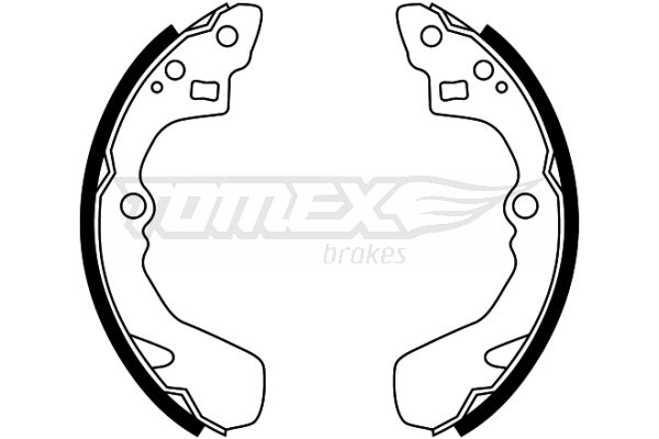 Obrázok Sada brzdových čeľustí TOMEX Brakes  TX2248
